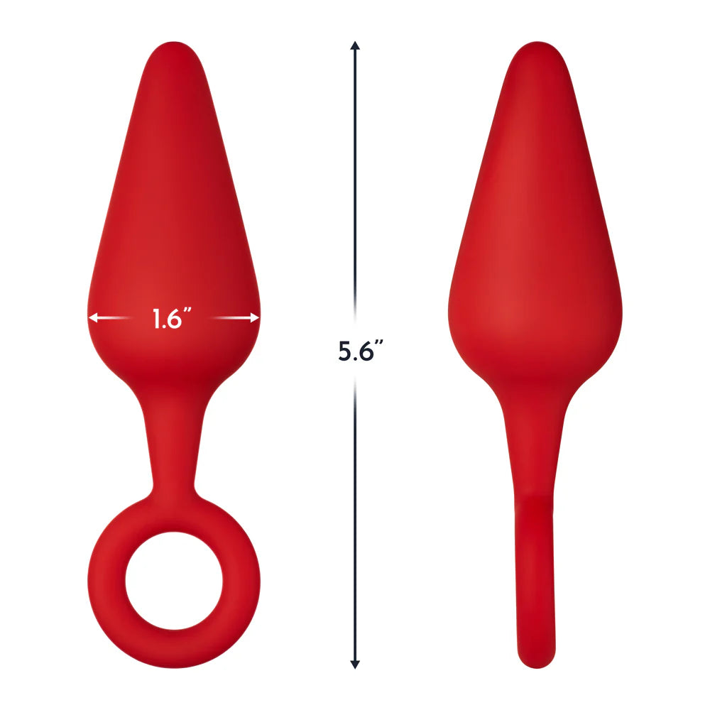 Forto F-10 Silicone Anal Plug with Pull Ring
