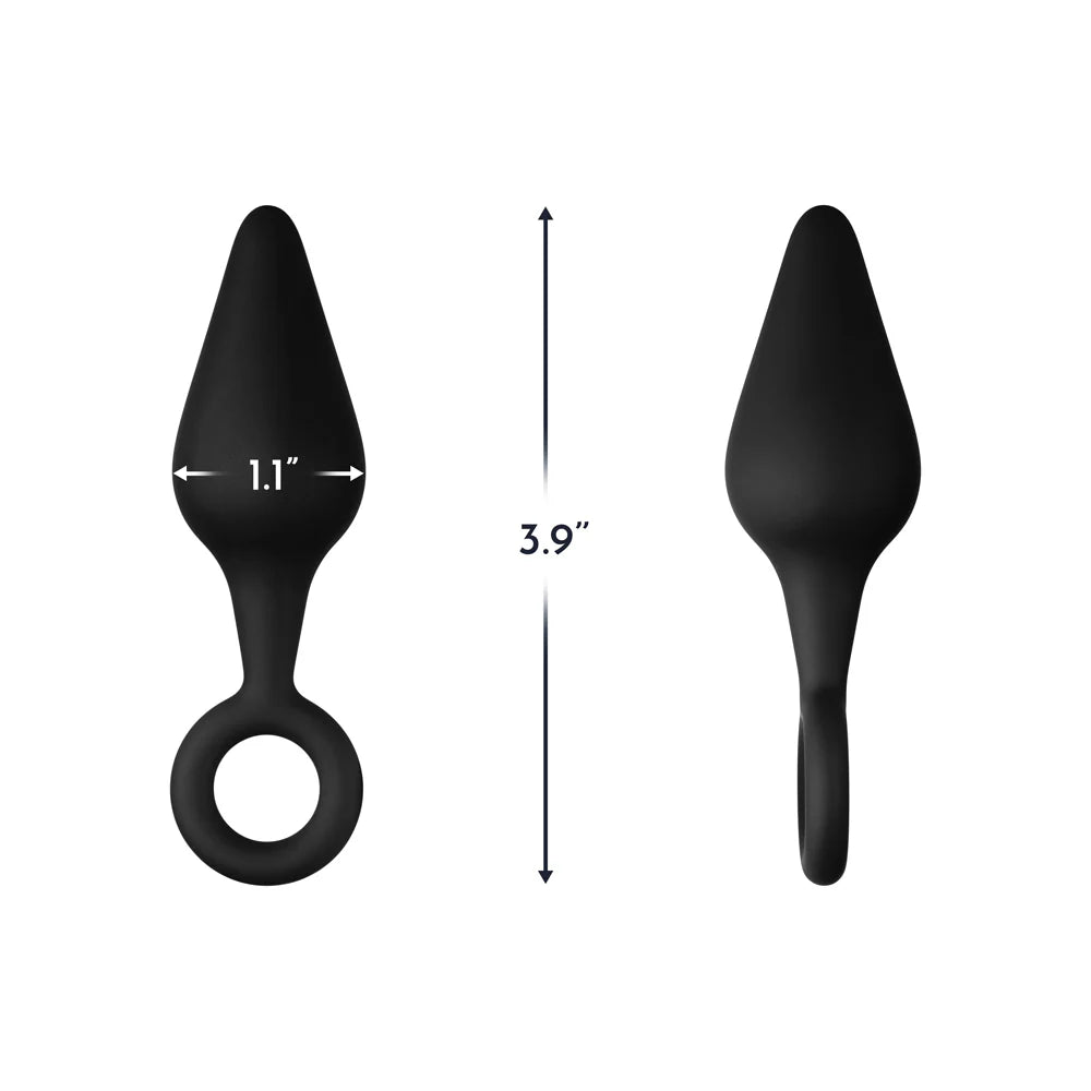 Forto F-10 Silicone Anal Plug with Pull Ring