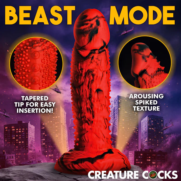 Gojira Silicone Dildo – Monster Fantasy Toy with Suction Cup Base