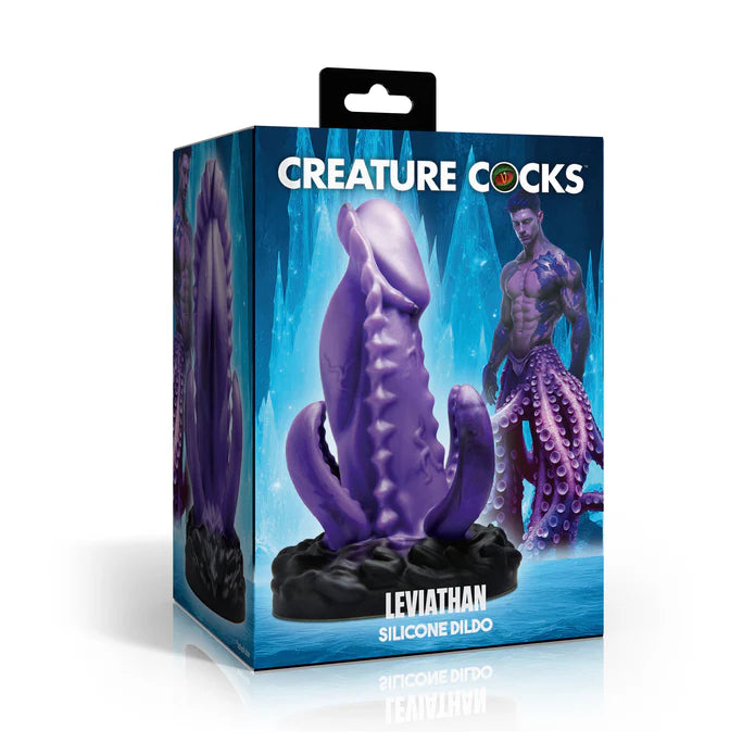 Leviathan Silicone Tentacle Fantasy Dildo with Suction Base