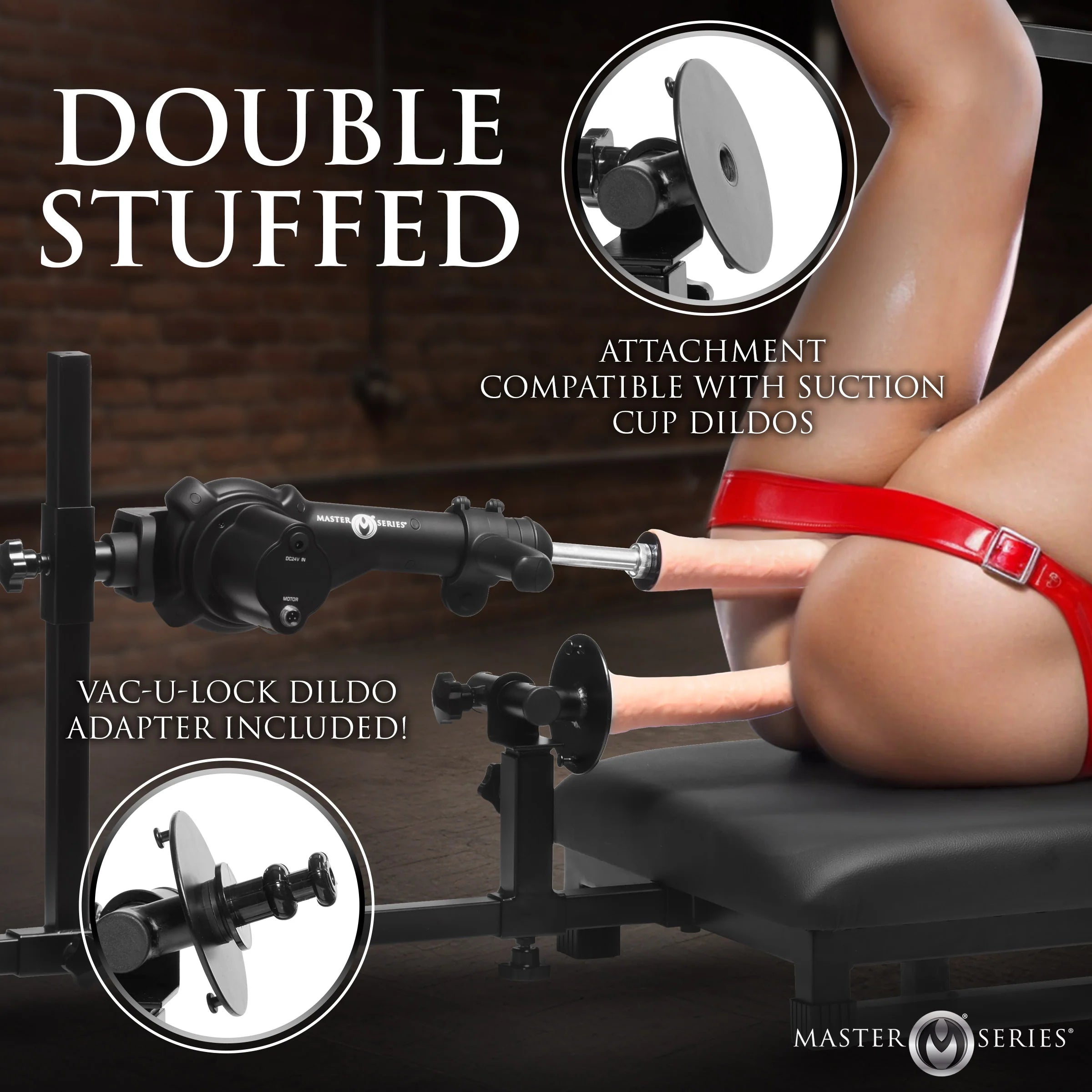 Master Series Heavy-Duty Breeding Stand with Multi-Speed Sex Machine & Restraints