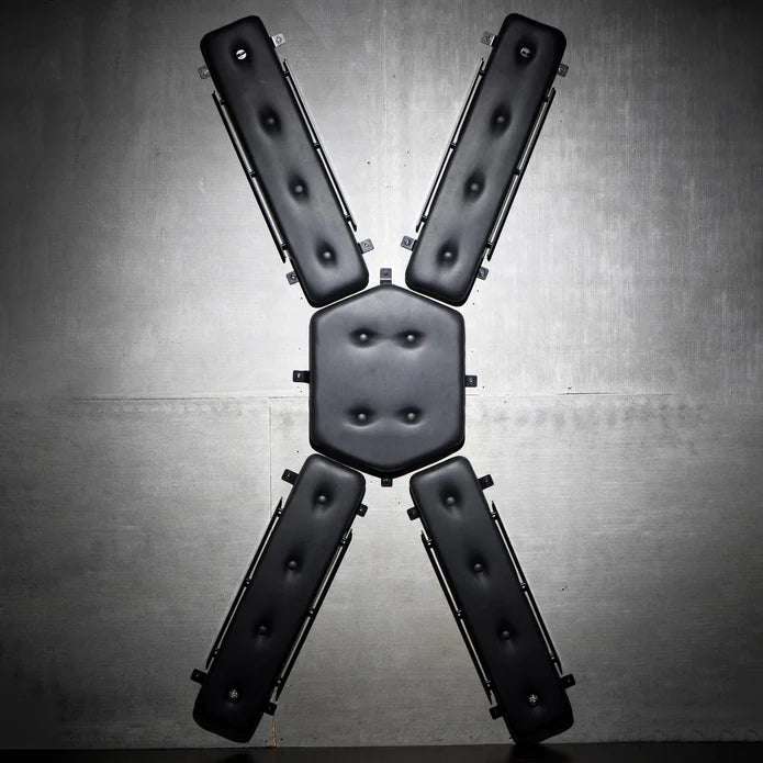 Master Series St. Andrew's Cross Wall-Mounted Bondage Frame