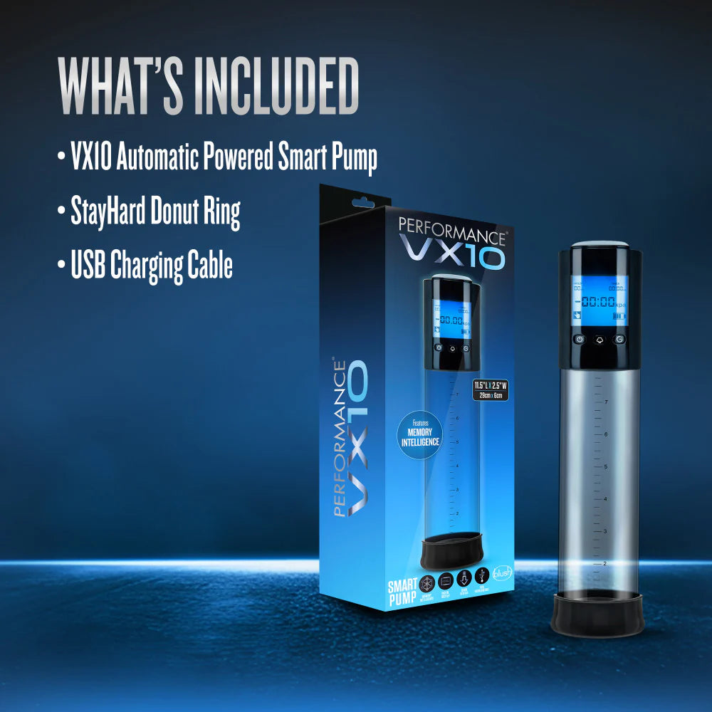 Performance VX10 Smart Penis Pump – 11.4in Automatic