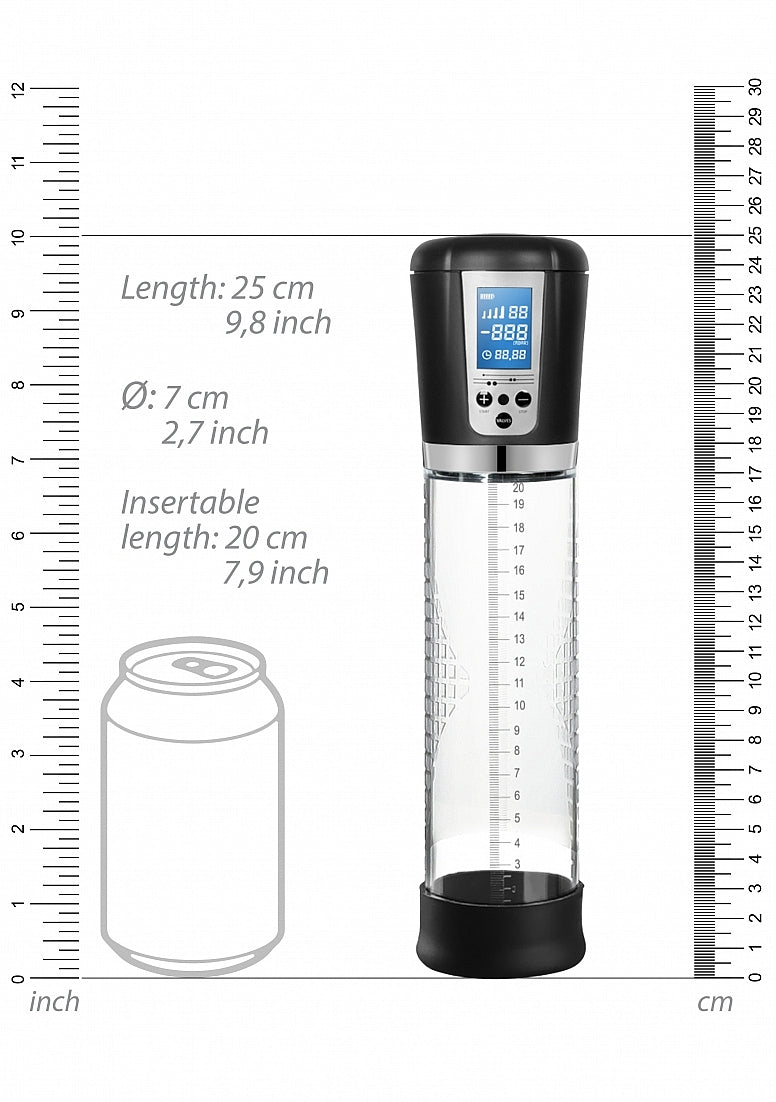 Pumped Premium Rechargeable Automatic LED Penis Pump
