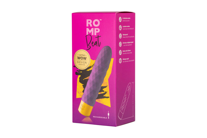 ROMP Beat Rechargeable Silicone Bullet Vibrator Light