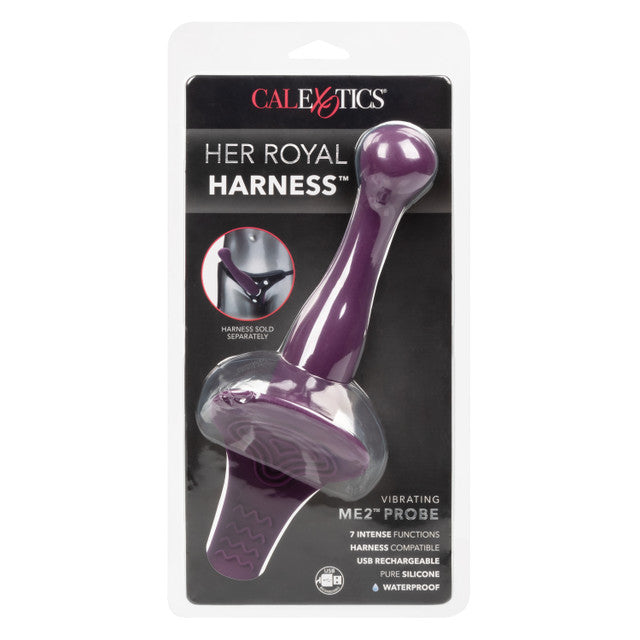Calexotics Her Royal Harness™ Vibrating ME2™ Probe - Clamshell
