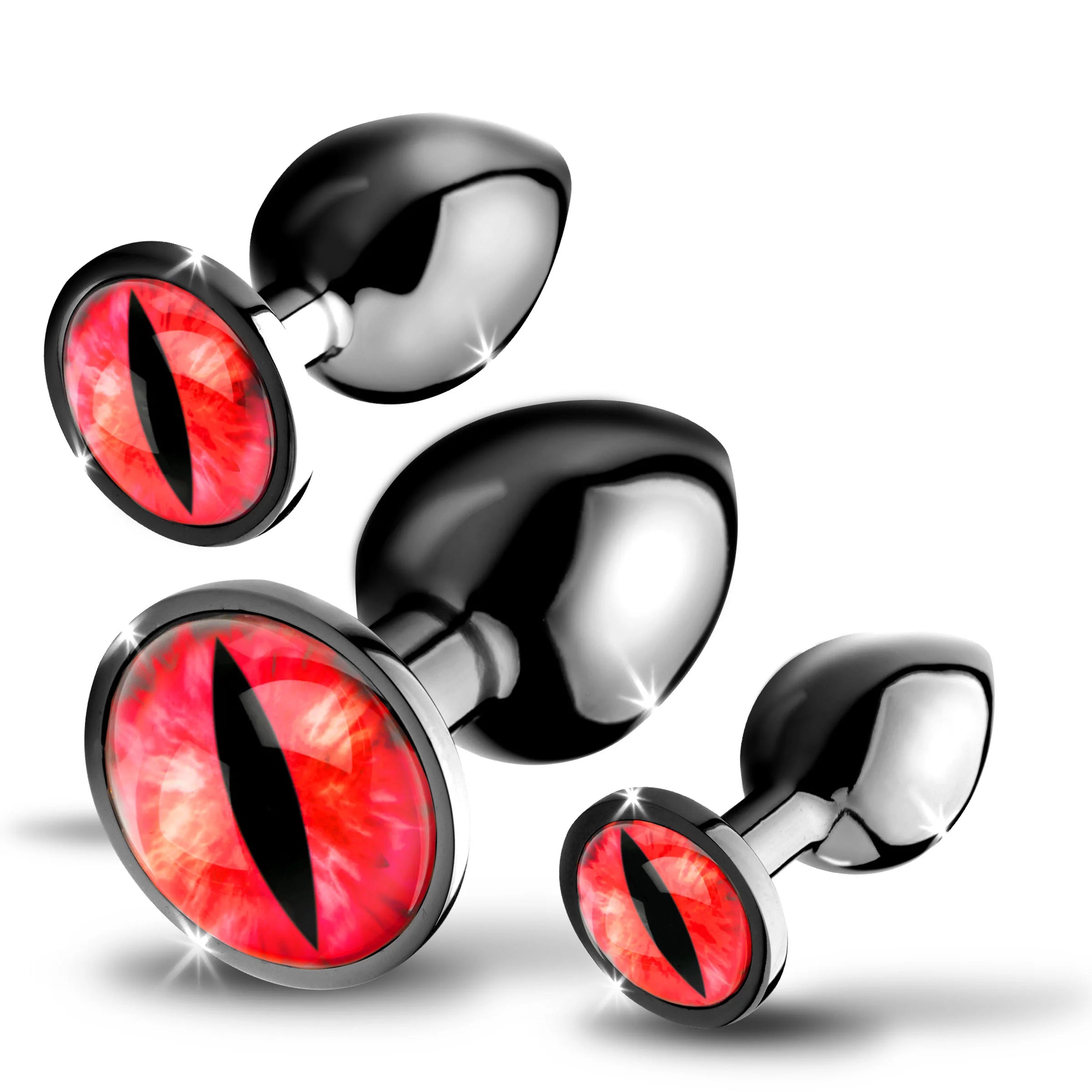 Creature Cocks Red Eye Metal Butt Plug