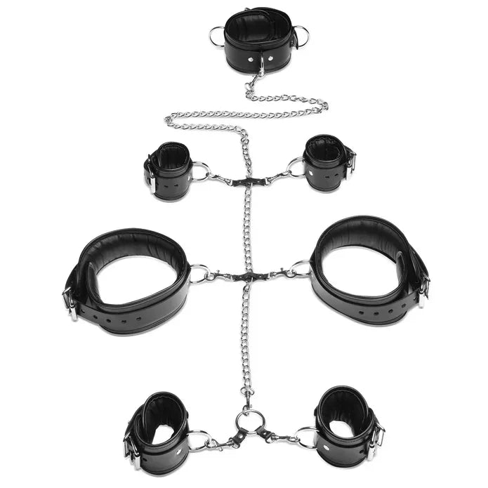 Strict Leather Leather Bondage Set