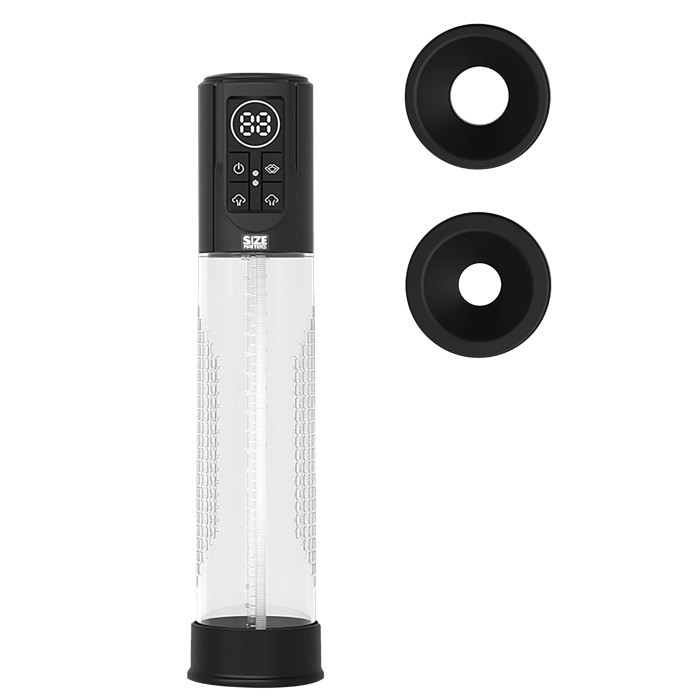 Size Matters Sucking Rechargeable Silicone Penis Pump
