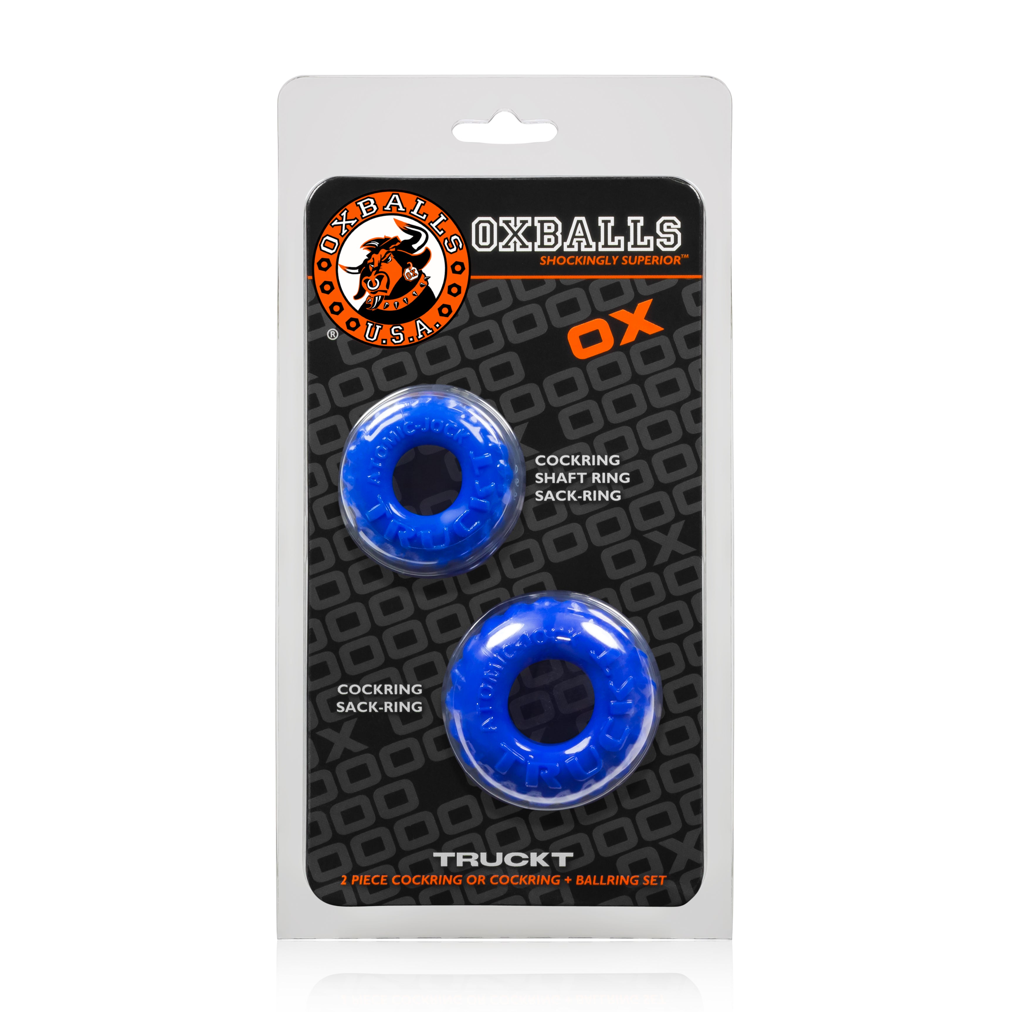 Oxballs Truckt Cock & Ball Ring 2pk