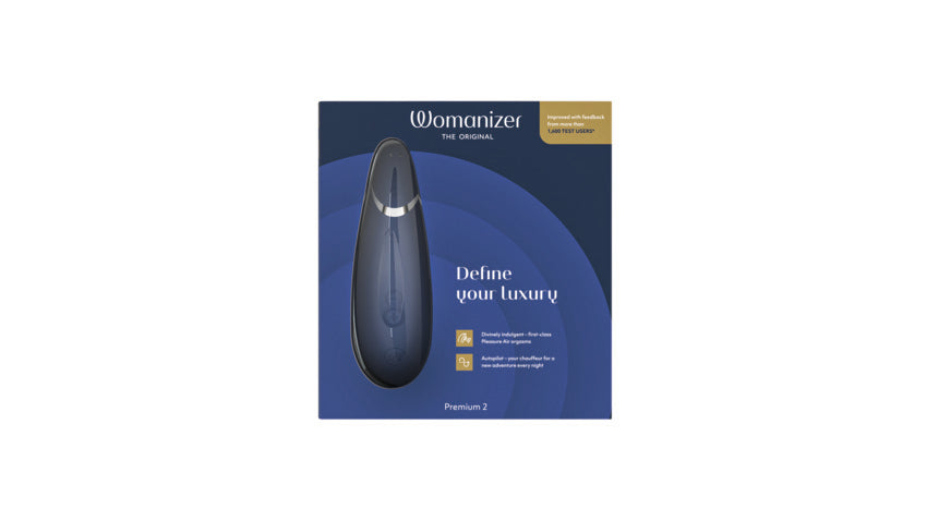 Womanizer Premium Rechargeable Silicone Autopilot Pleasure Air Clitoral Stimulator