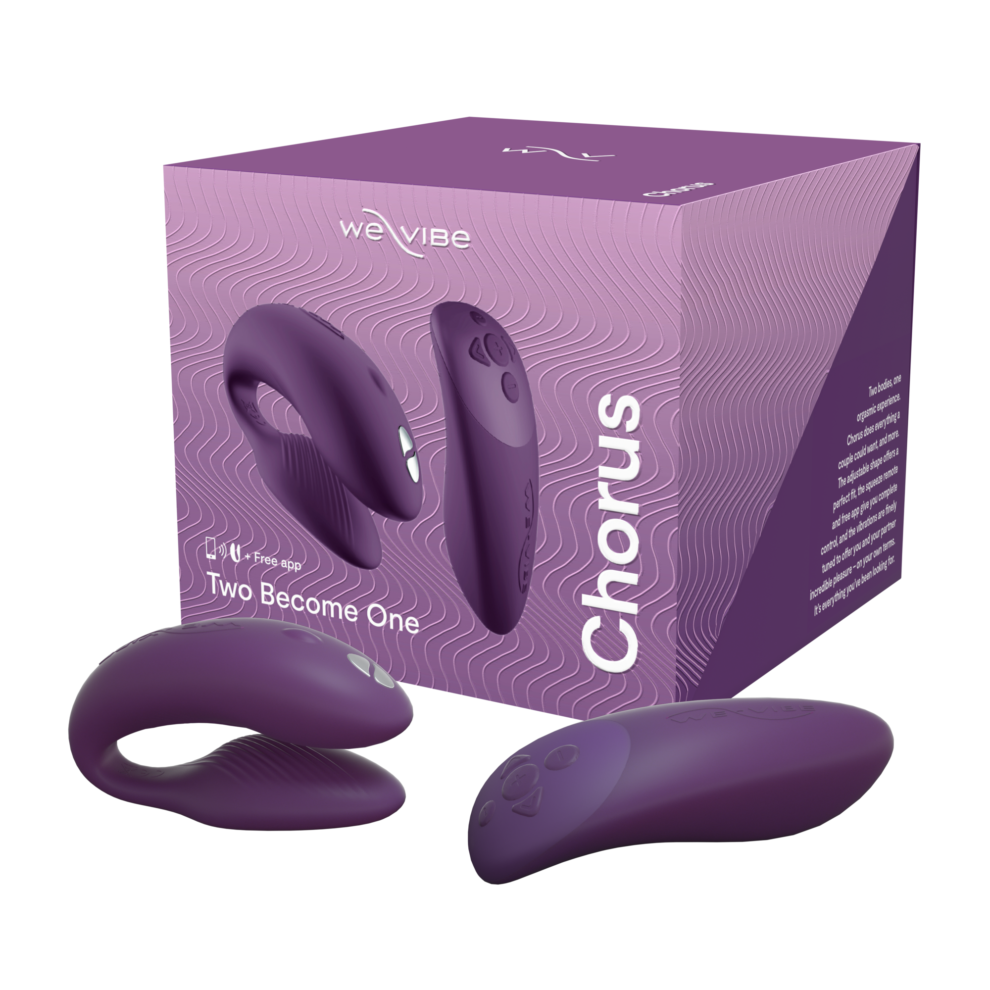 We-Vibe Chorus Rechargeable Couples Vibrator with Squeeze Control