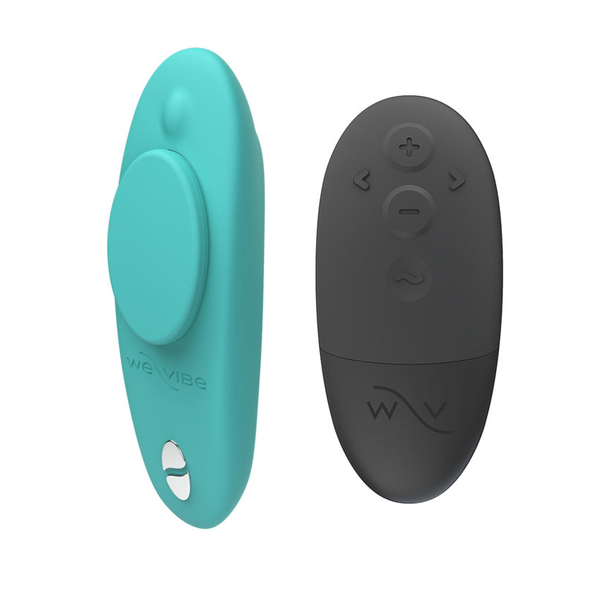 We-Vibe Moxie+ Wearable Rechargeable Silicone Panty Vibe Clitoral Stimulator w/ Remote
