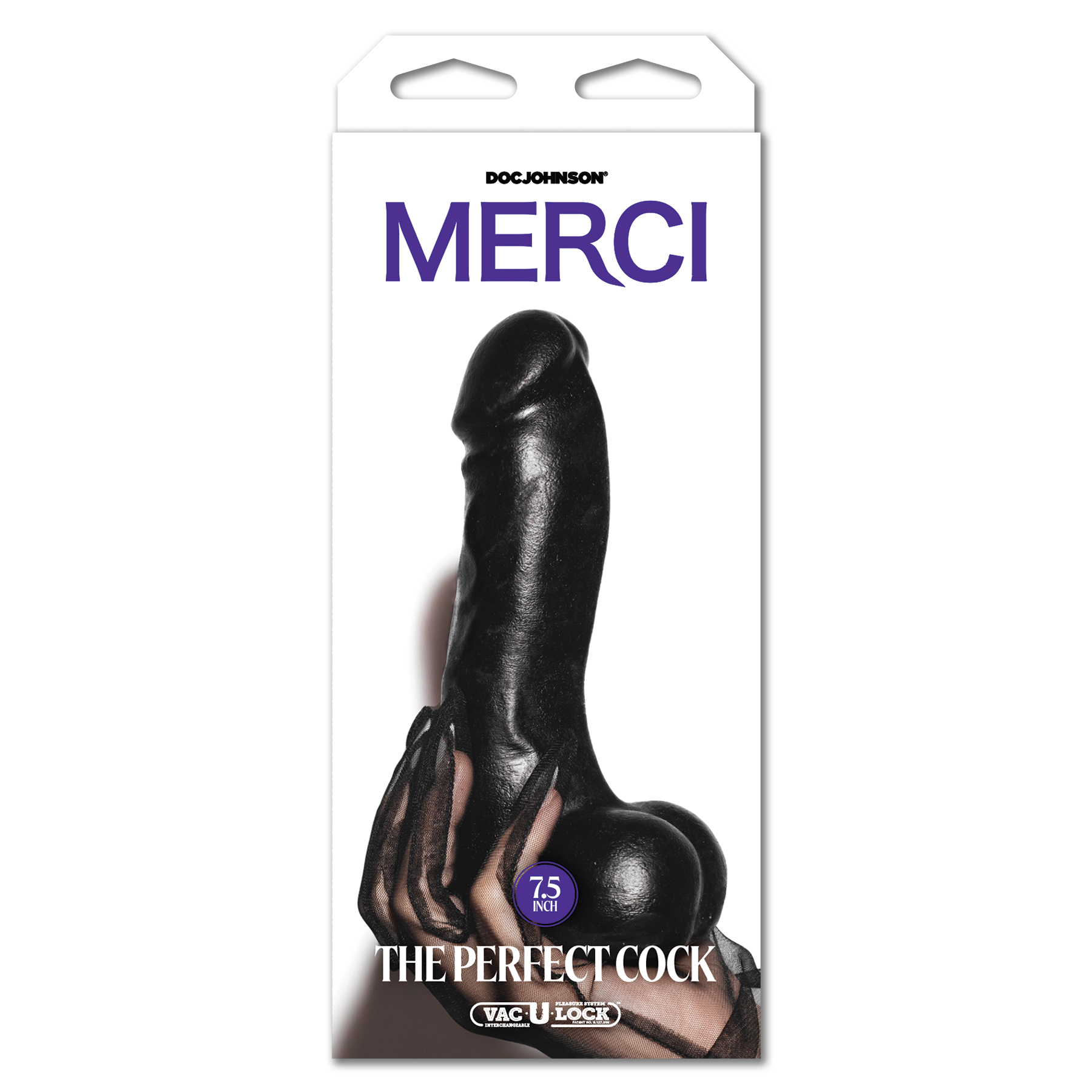 Merci The Perfect Cock 7.5" With Removable VacULock Suction Cup