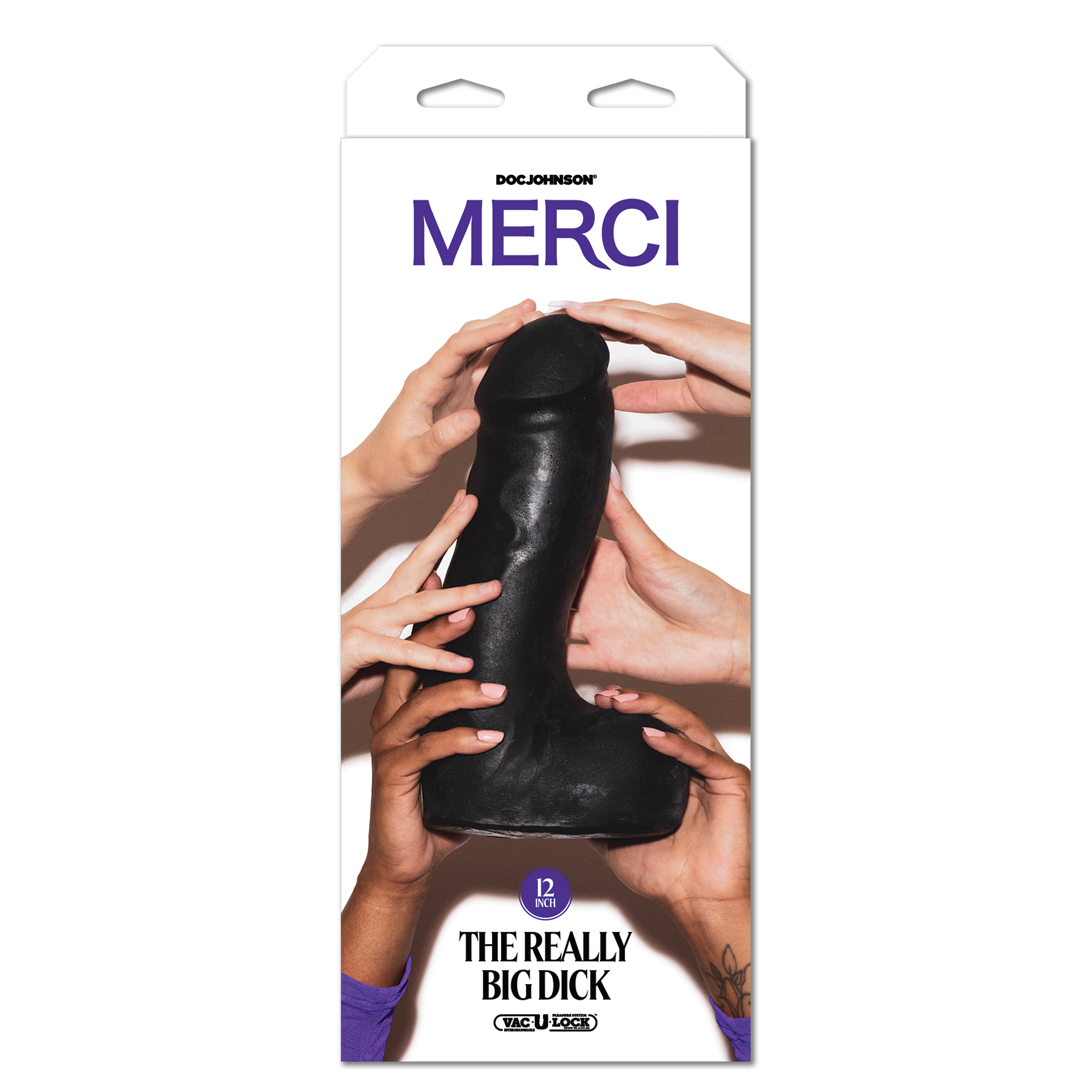 Merci The Really Big Dick With XL Removable VacULock Suction Cup