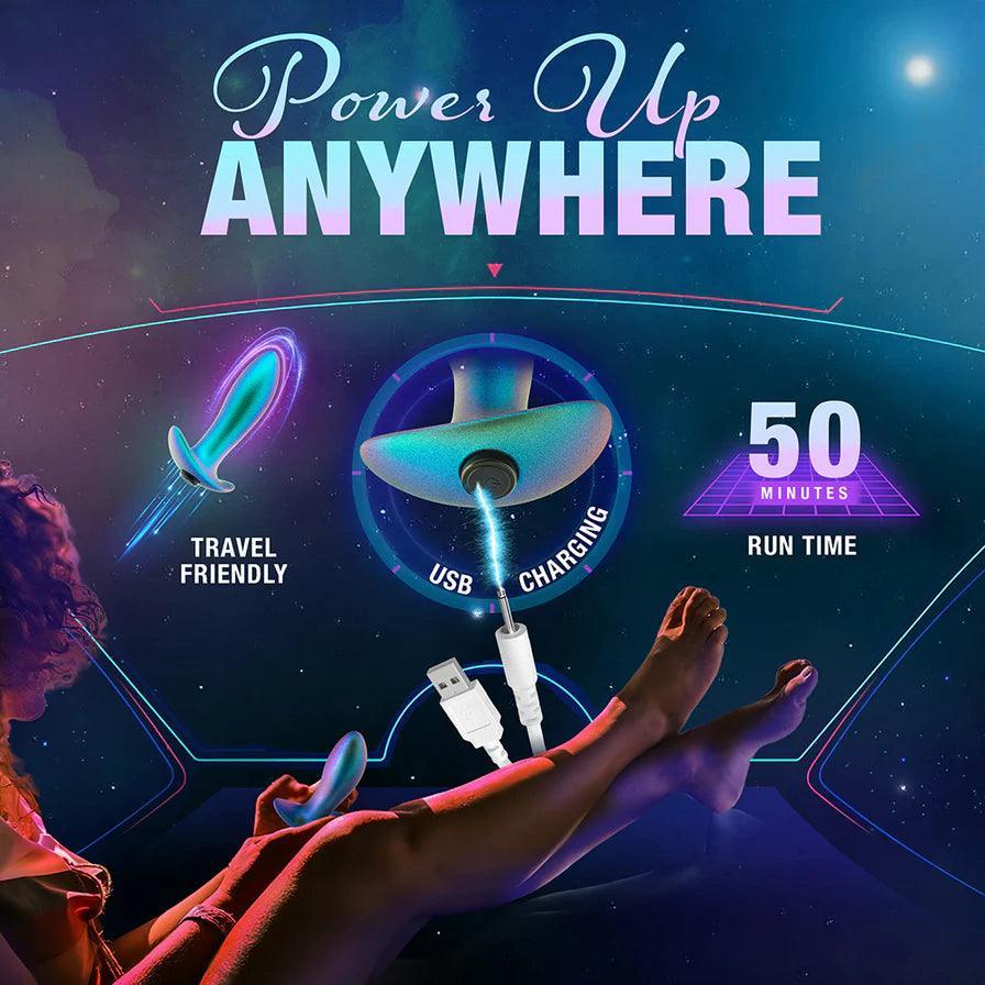 Anal Adventures Matrix Voyager Plug Silicone Rechargeable Anal Plug - - Buy At Luxury Toy X - Free 3-Day Shipping
