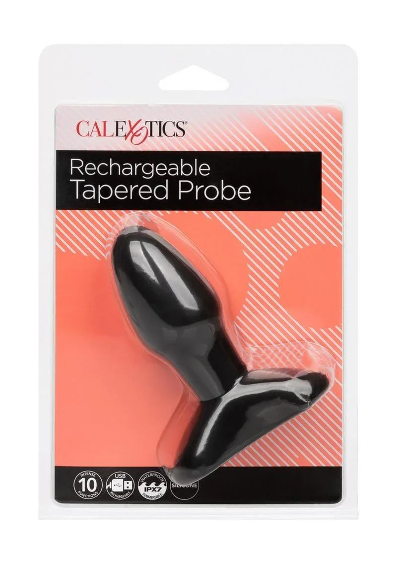 Anal Toys Rechargeable Tapered Probe Silicone Anal Stimulator - Buy At Luxury Toy X - Free 3-Day Shipping