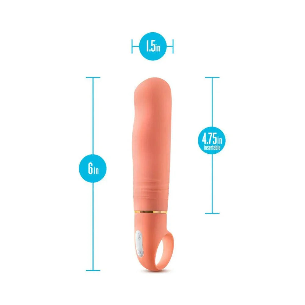 Aria Smokin' AF Silicone Vibrator - Coral - Buy At Luxury Toy X - Free 3-Day Shipping