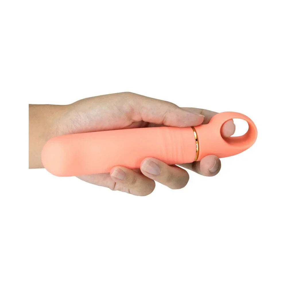 Aria Smokin' AF Silicone Vibrator - Coral - Buy At Luxury Toy X - Free 3-Day Shipping