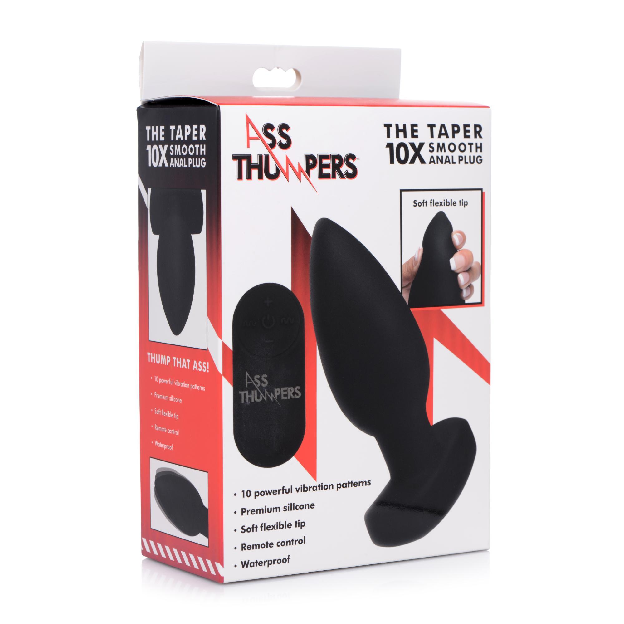 Ass Thumpers Smooth Vibrating Anal Plug with Remote Control - Buy At Luxury Toy X - Free 3-Day Shipping