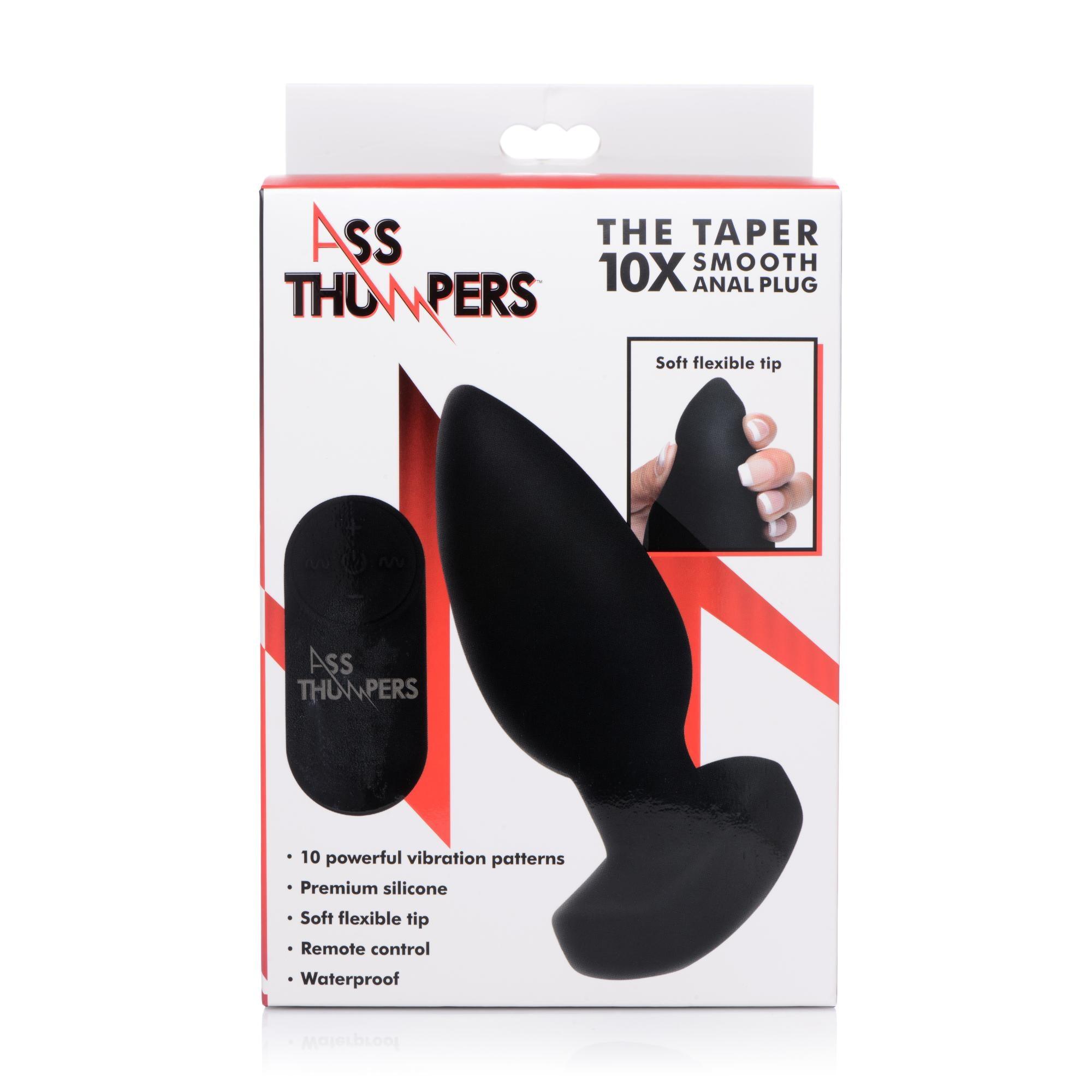 Ass Thumpers Smooth Vibrating Anal Plug with Remote Control - Buy At Luxury Toy X - Free 3-Day Shipping
