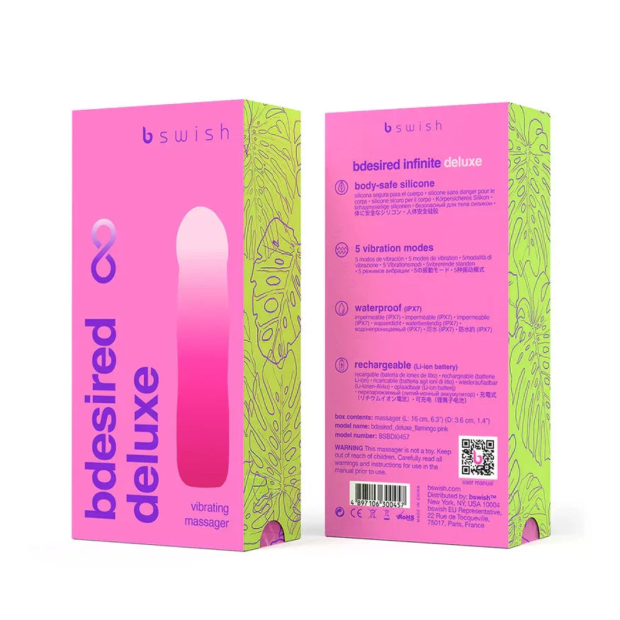 B Swish Bdesired Infinite Deluxe Vibrator B Swish Bdesired Infinite Deluxe Vibrator