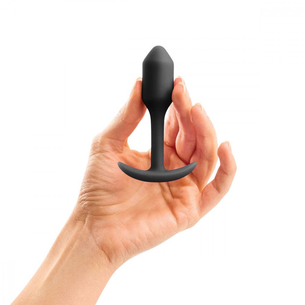 b-Vibe Snug Plug 1 Weighted Silicone Anal Plug - Buy At Luxury Toy X - Free 3-Day Shipping