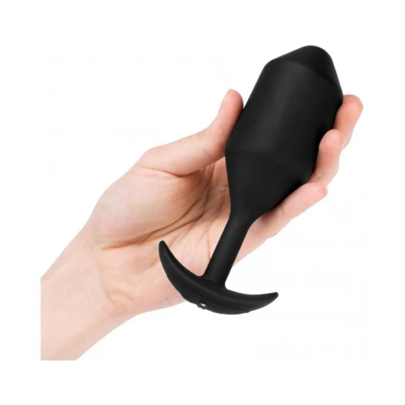 b-Vibe Vibrating Snug Plug 5 Rechargeable Weighted Silicone Anal Plug - Buy At Luxury Toy X - Free 3-Day Shipping