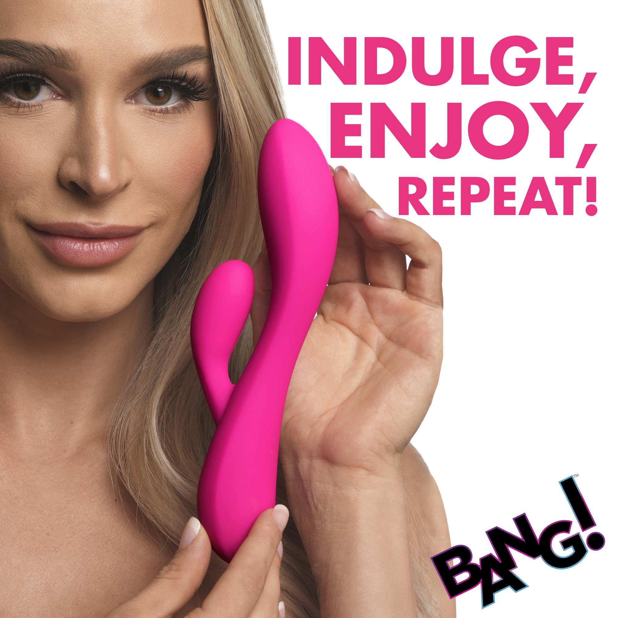 Bang! 10X Flexible Rechargeable Silicone Rabbit Vibrator - Buy At Luxury Toy X - Free 3-Day Shipping