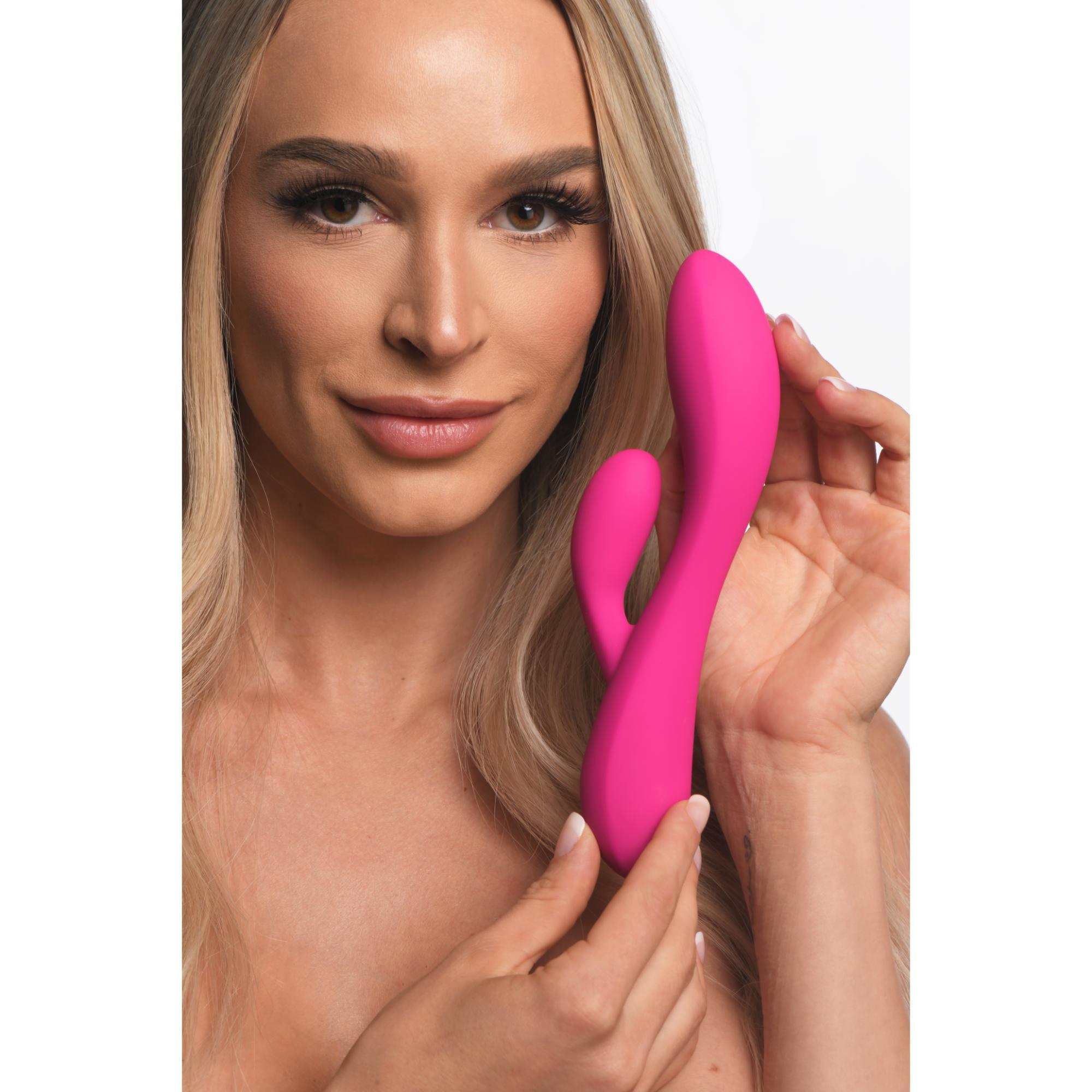 Bang! 10X Flexible Rechargeable Silicone Rabbit Vibrator - Buy At Luxury Toy X - Free 3-Day Shipping
