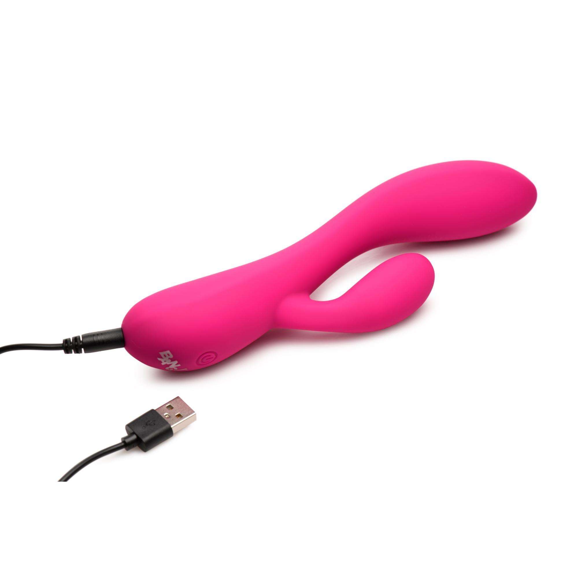 Bang! 10X Flexible Rechargeable Silicone Rabbit Vibrator - Buy At Luxury Toy X - Free 3-Day Shipping