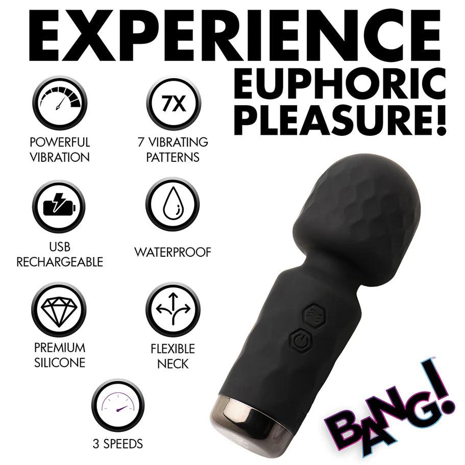 Bang! 10X Mini Silicone Rechargeable Wand - Buy At Luxury Toy X - Free 3-Day Shipping