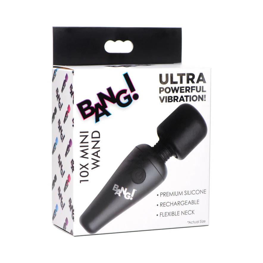 Bang! 10X Vibrating Mini Rechargeable Silicone Wand Massager - Buy At Luxury Toy X - Free 3-Day Shipping