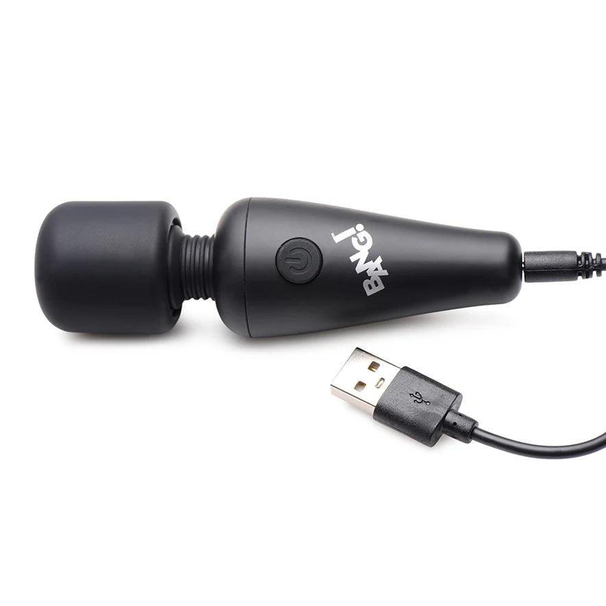 Bang! 10X Vibrating Mini Rechargeable Silicone Wand Massager - Buy At Luxury Toy X - Free 3-Day Shipping