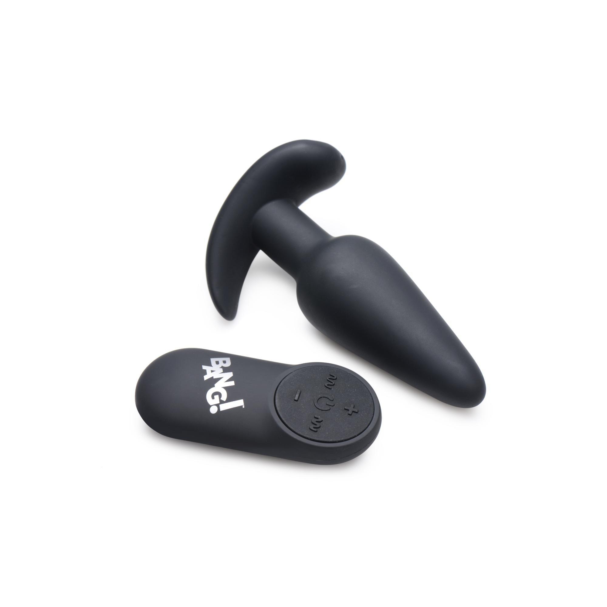 Bang! 21x Vibrating Silicone Rechargeable Butt Plug with Remote Control - Buy At Luxury Toy X - Free 3-Day Shipping