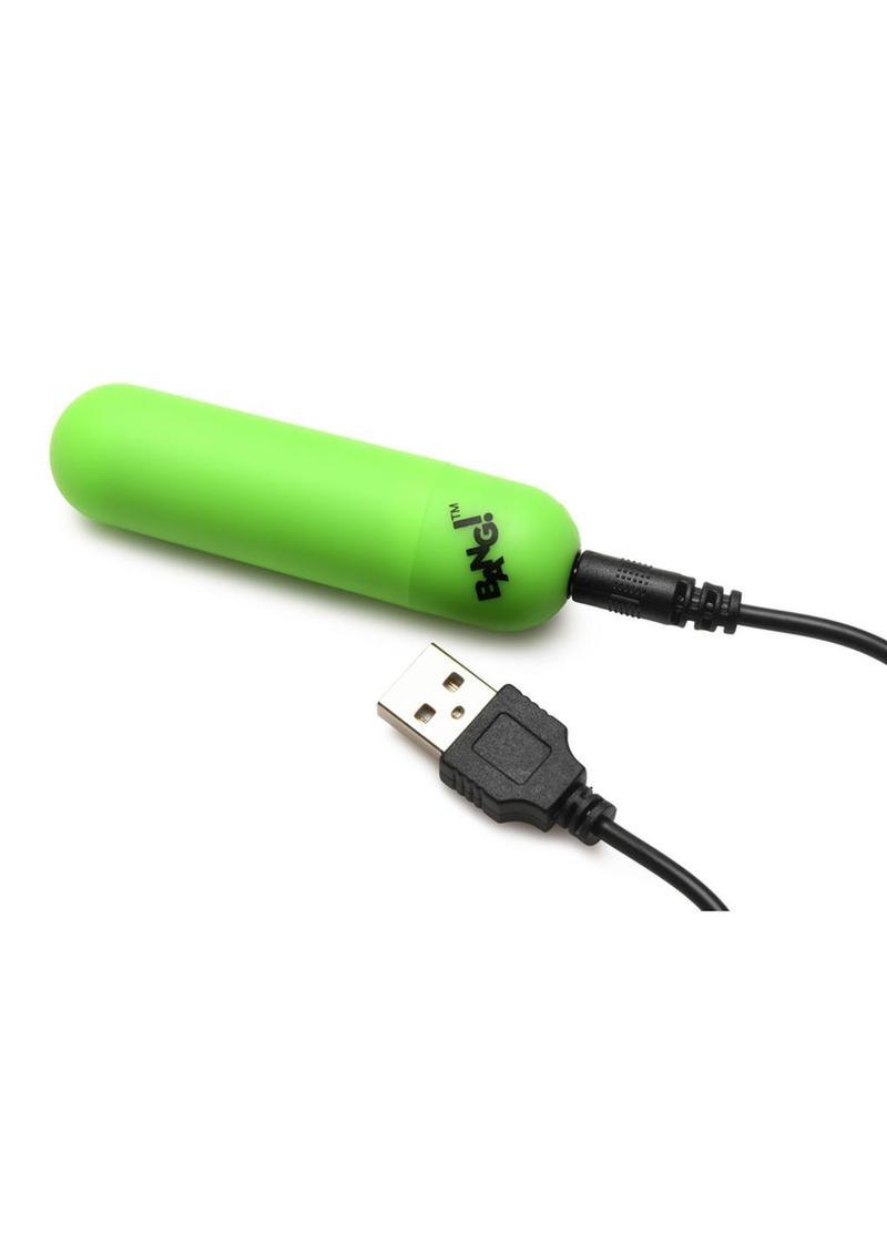 Bang! 28X Glow in The Dark Rechargeable Silicone Cock Ring with Remote Control - Buy At Luxury Toy X - Free 3-Day Shipping