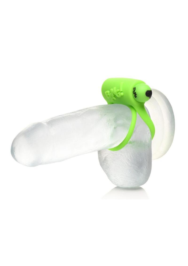 Bang! 28X Glow in The Dark Rechargeable Silicone Cock Ring with Remote Control - Buy At Luxury Toy X - Free 3-Day Shipping
