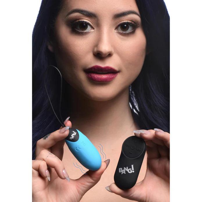 Bang! 28X Grooved Rechargeable Silicone Egg with Remote Control - Buy At Luxury Toy X - Free 3-Day Shipping