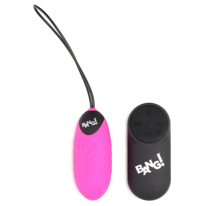 Bang! 28X Swirl Rechargeable Silicone Egg with Remote Control - Buy At Luxury Toy X - Free 3-Day Shipping