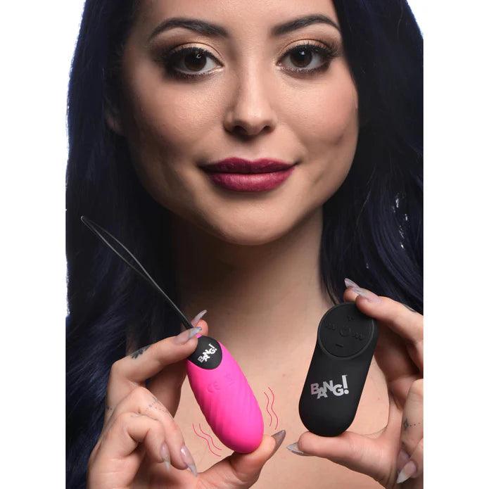 Bang! 28X Swirl Rechargeable Silicone Egg with Remote Control - Buy At Luxury Toy X - Free 3-Day Shipping