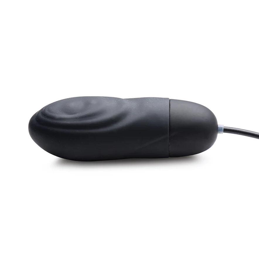 Bang! 7X Pulsing Rechargeable Silicone Bullet Vibrator with Wired Remote Control - Buy At Luxury Toy X - Free 3-Day Shipping