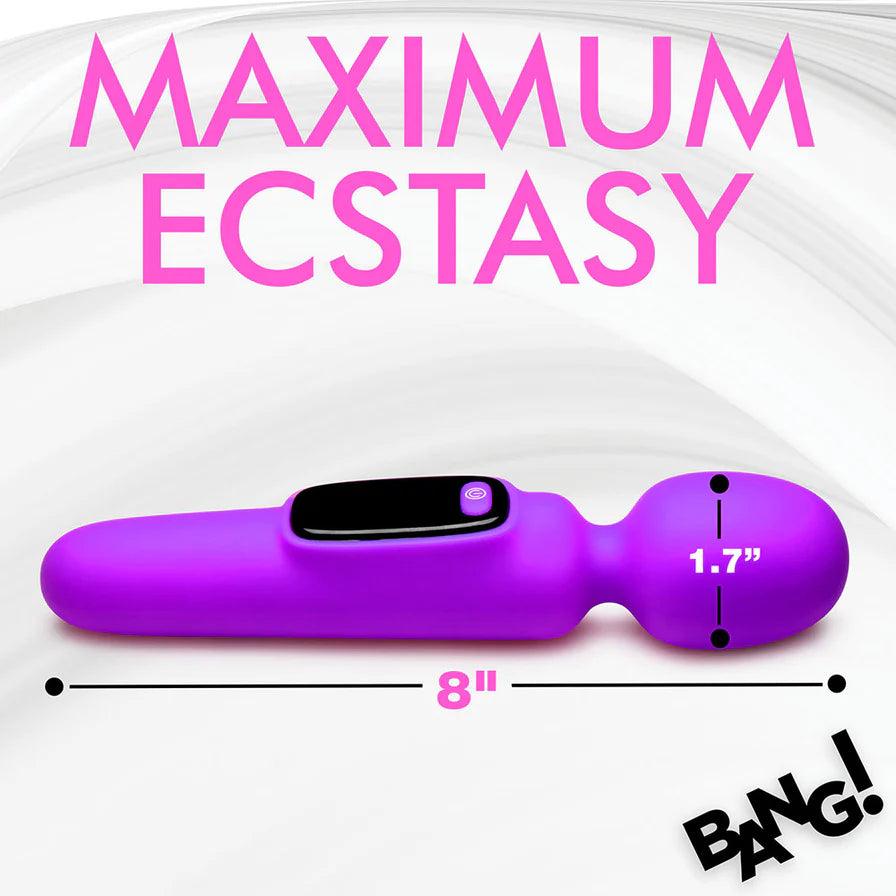 Bang! Digital Rechargeable Silicone Wand Vibrator - Buy At Luxury Toy X - Free 3-Day Shipping