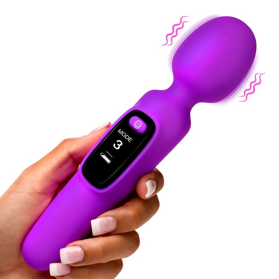 Bang! Digital Rechargeable Silicone Wand Vibrator - Buy At Luxury Toy X - Free 3-Day Shipping