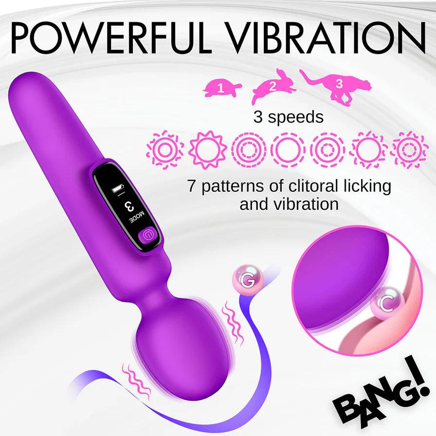 Bang! Digital Rechargeable Silicone Wand Vibrator - Buy At Luxury Toy X - Free 3-Day Shipping