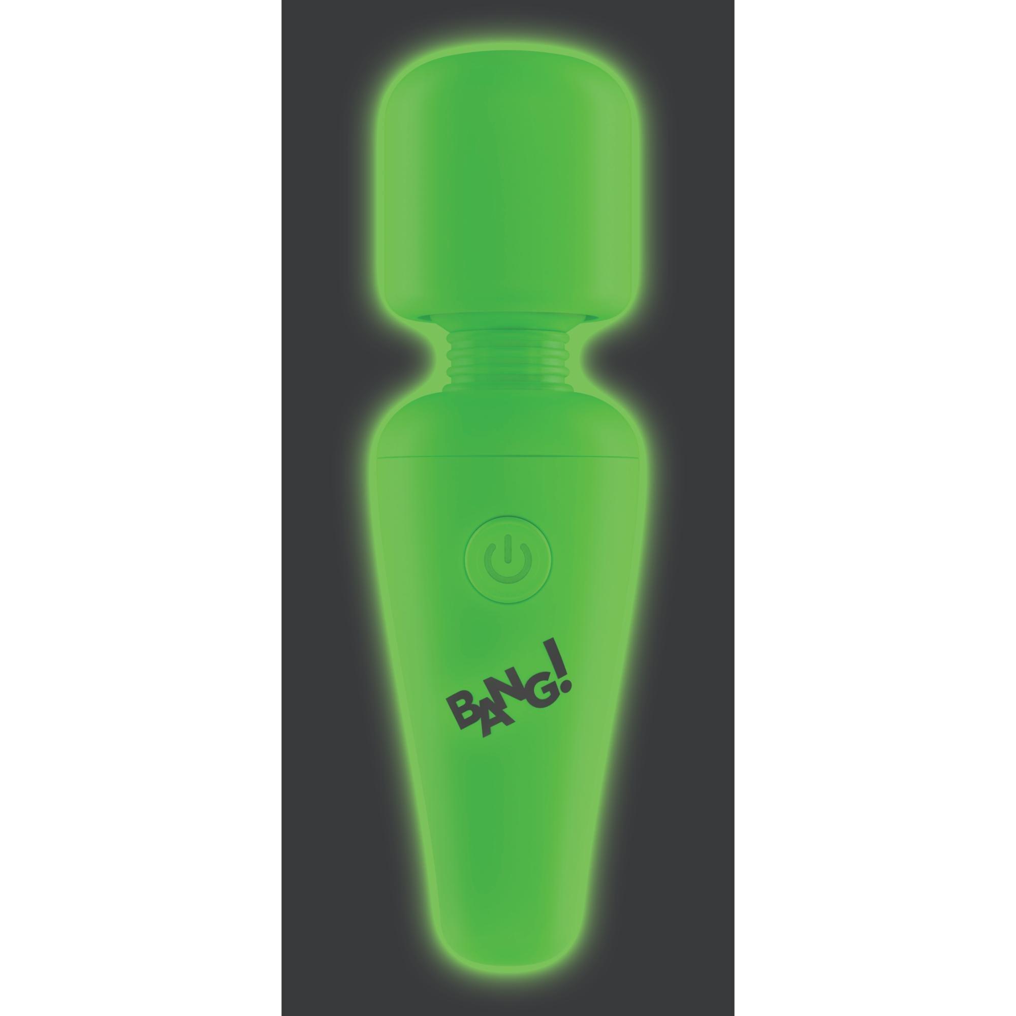 Bang! Glow in the Dark Rechargeable Silicone Mini Wand - Buy At Luxury Toy X - Free 3-Day Shipping