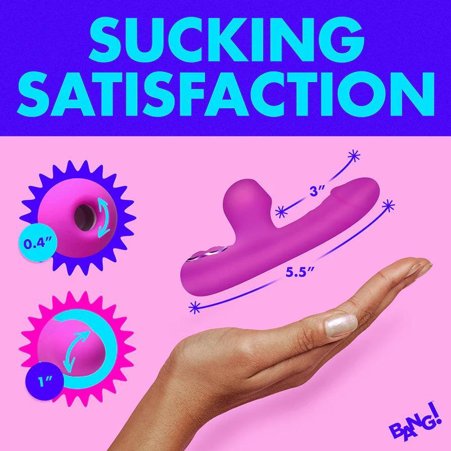 Bang! Mini Suction Rabbit Silicone Rechargeable Vibrator - Buy At Luxury Toy X - Free 3-Day Shipping