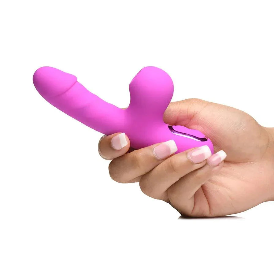 Bang! Mini Suction Rabbit Silicone Rechargeable Vibrator - Buy At Luxury Toy X - Free 3-Day Shipping
