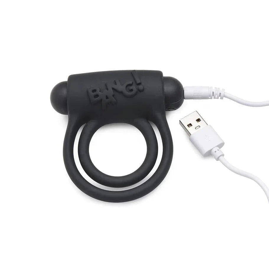 Bang! Silicone Rechargeable Cock Ring and Bullet with Remote Control - Buy At Luxury Toy X - Free 3-Day Shipping