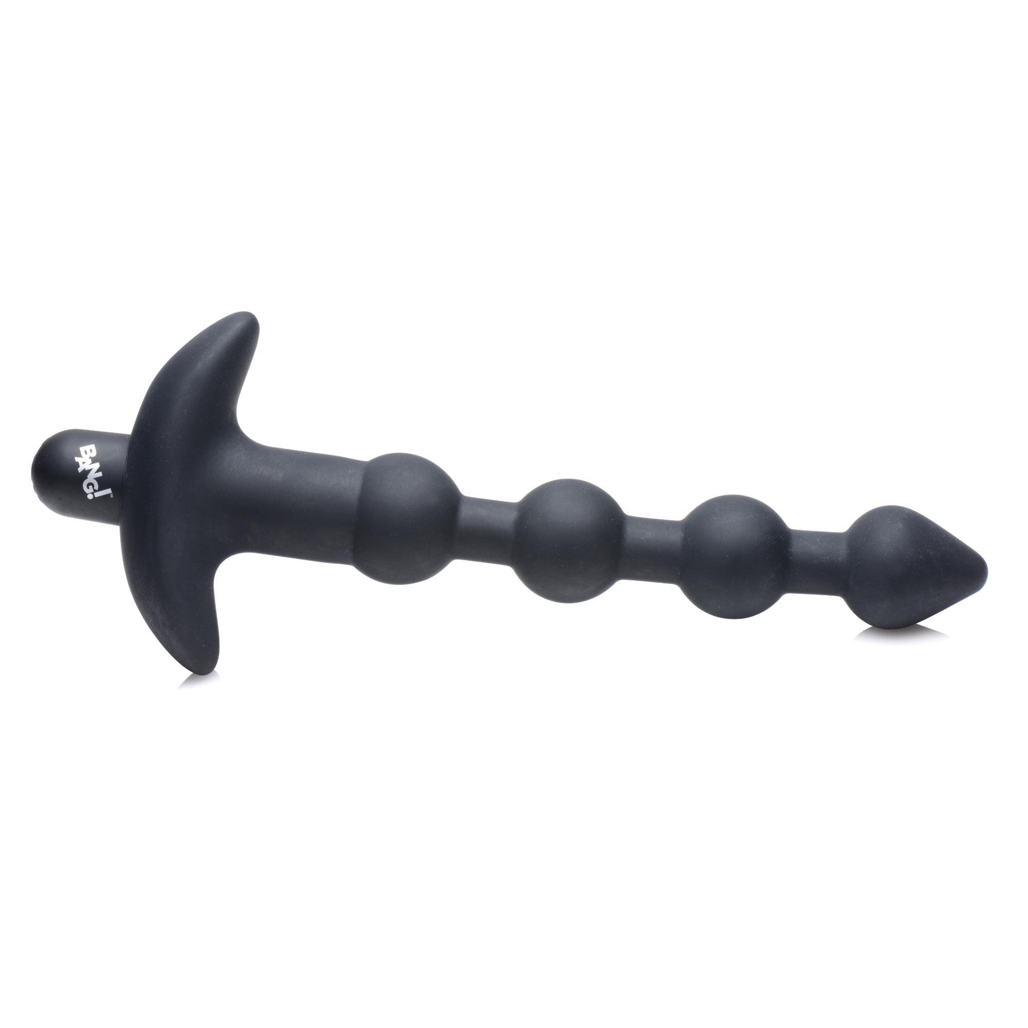 Bang! Vibrating Silicone Rechargeable Anal Beads with Remote Control - Buy At Luxury Toy X - Free 3-Day Shipping