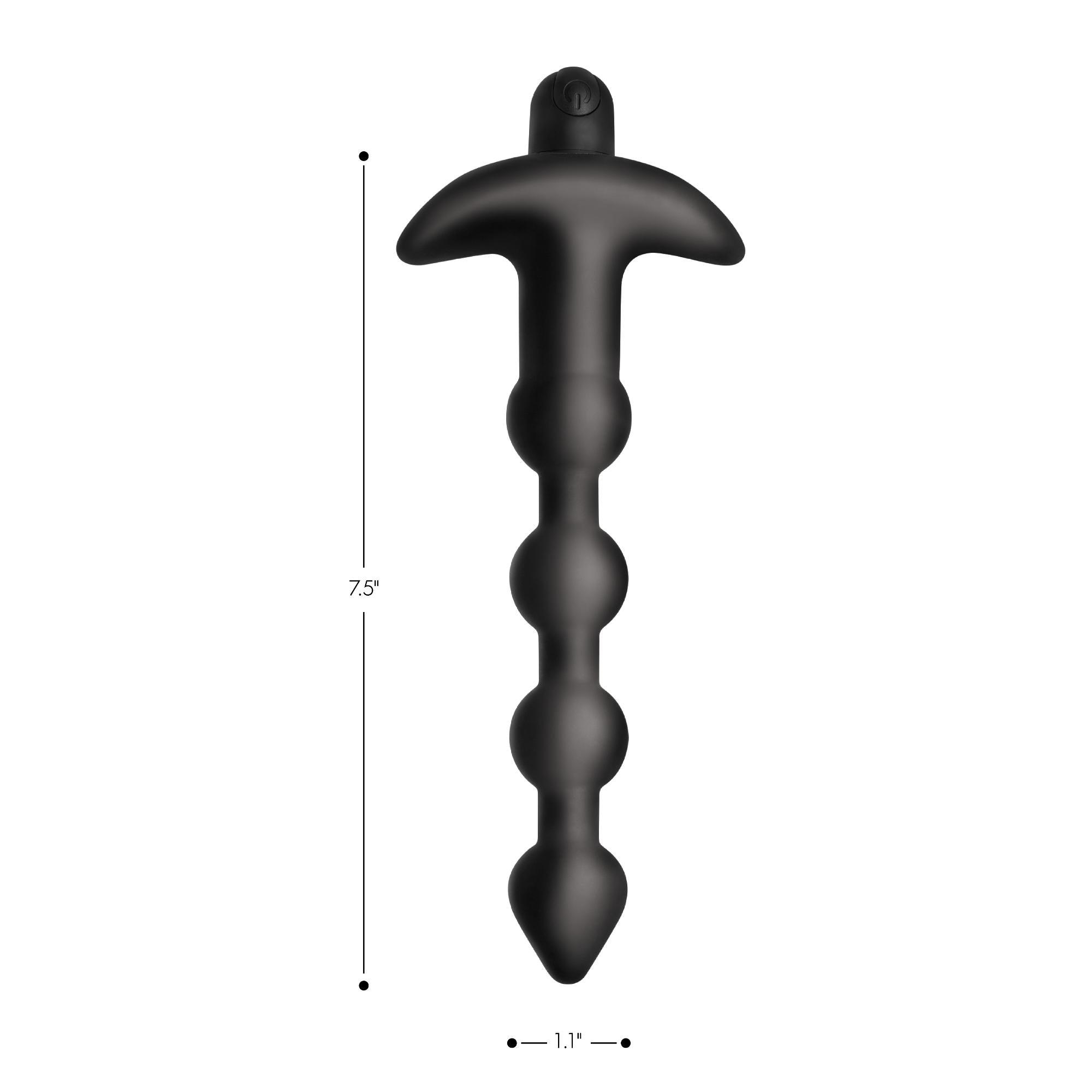 Bang! Vibrating Silicone Rechargeable Anal Beads with Remote Control - Buy At Luxury Toy X - Free 3-Day Shipping